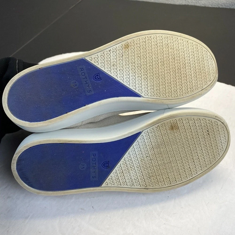 Rothy's‎ The Original Slip On Women's Sneakers, Size 7.5, Low Top, Flat,Tan
